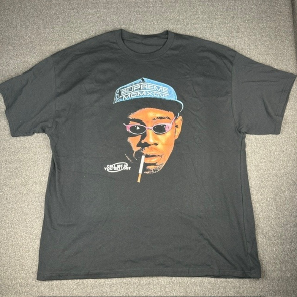 Tyler The Creator Call Me If You Get Lost Black Graphic T-Shirt Mens XXL 2XL